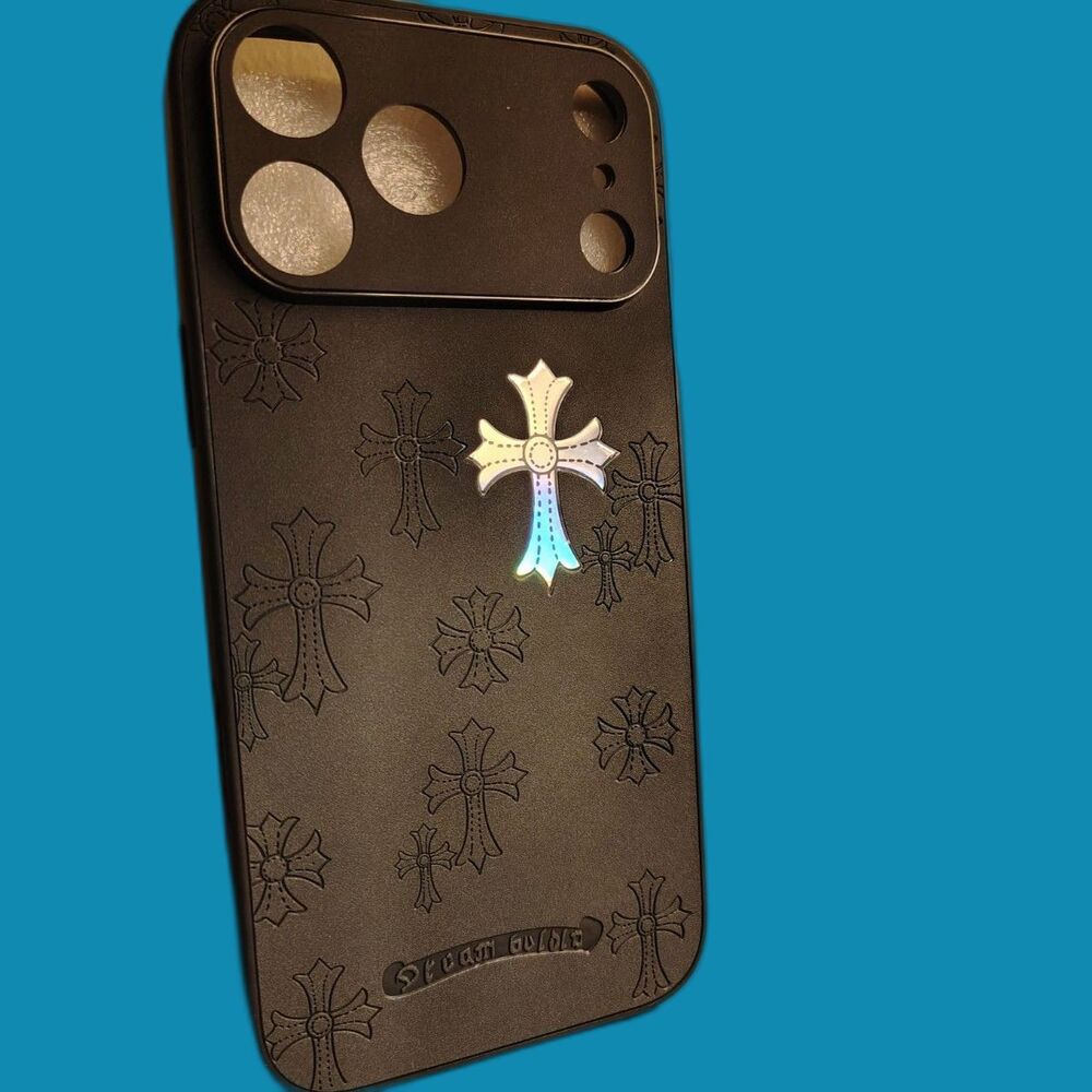 2-Pack iPhone 14 Pro Max Gothic Cross Cases – Fashion Streetwear Style Lot